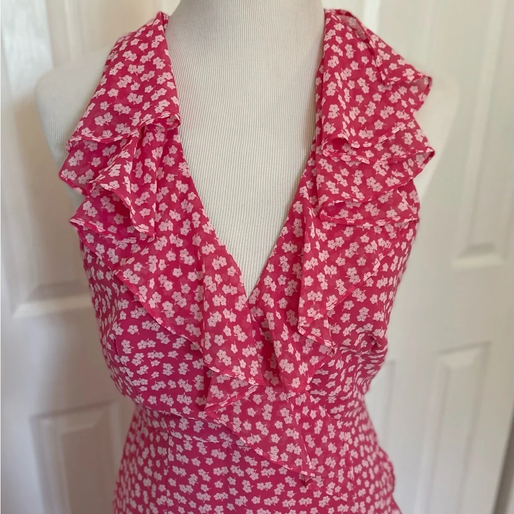 C/Meo  collective Sleeveless ruffle midi dress - Picture 2 of 10